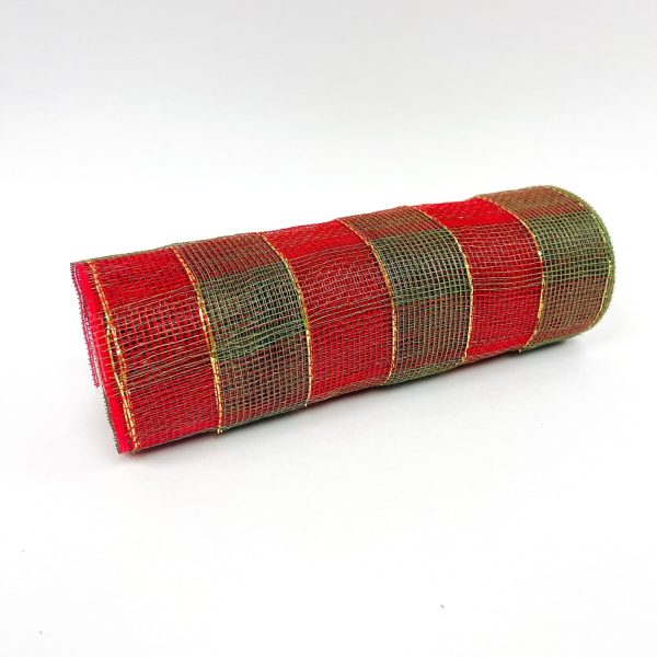 Hunter Green - Christmas Mesh s - ( 10 Inch x 10 Yards ) Cheap