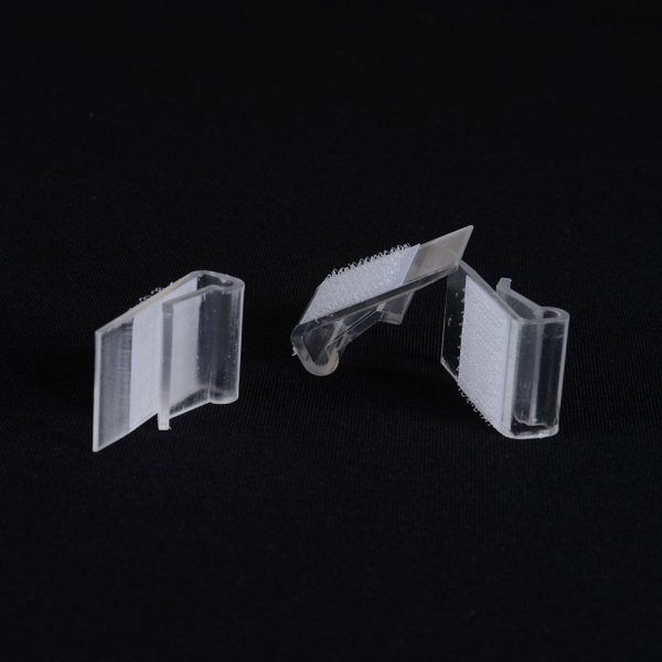 1 Dozen LARGE Plastic Table Skirt Clips - Clear 0.2 Inch Discount