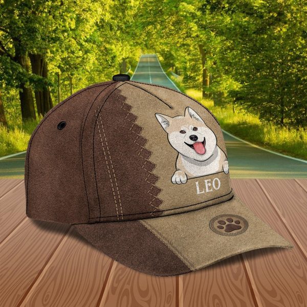 Dog Personalized Classic Cap, Personalized Gift for Dog Lovers, Dog Dad, Dog Mom - CP076PS02 Online - Image 3