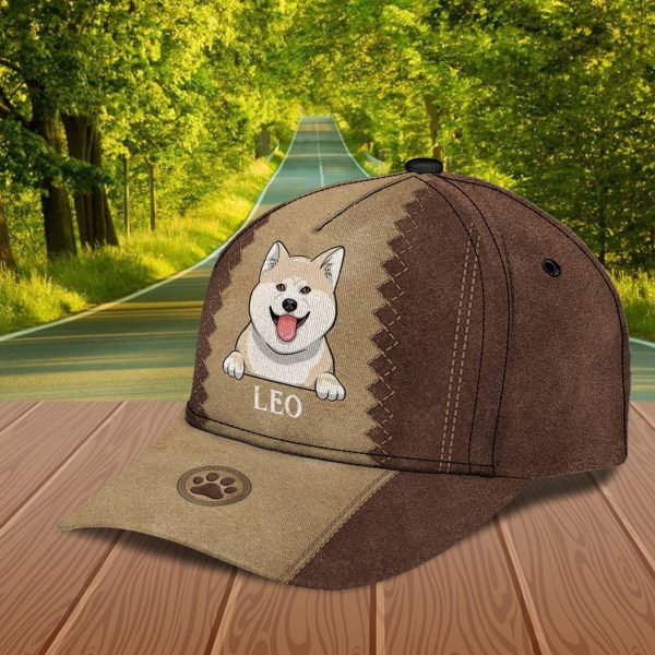 Dog Personalized Classic Cap, Personalized Gift for Dog Lovers, Dog Dad, Dog Mom - CP076PS02 Online - Image 5