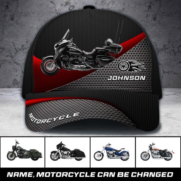 Motorcycle Carbon Personalized Cap, Personalized Gift for Motorcycle Lovers, Motorcycle Riders - CP175PS08 Online Sale